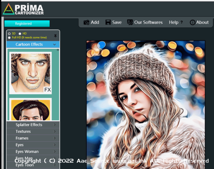 Prima Cartoonizer 5.0.1 一键把照片变成手绘/卡通风格_Aae_Source